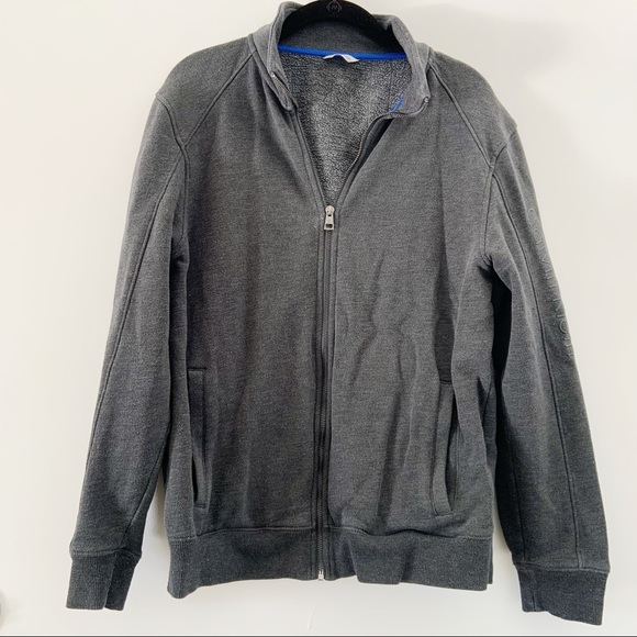 Men’s Calvin Klein Grey Zip Up Sweatshirt - Picture 1 of 9